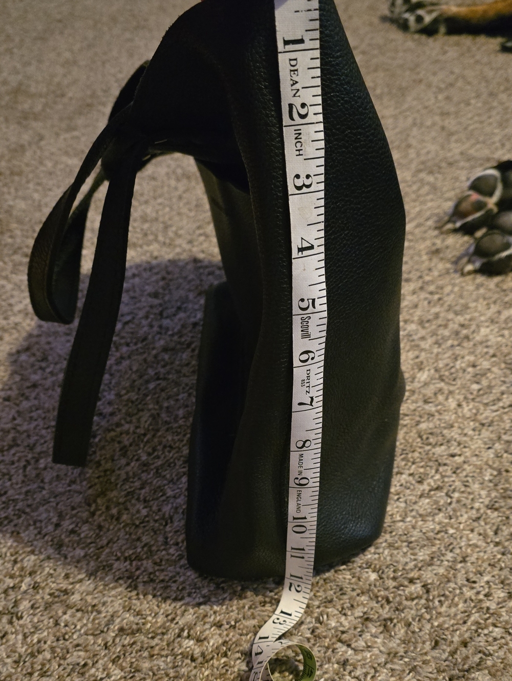 Portland Leather Large Crossbody Tote - Picture 9 of 13